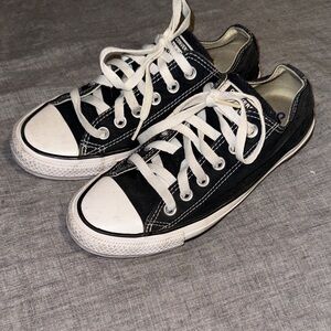 Converse Black and White Low-Top Sneakers